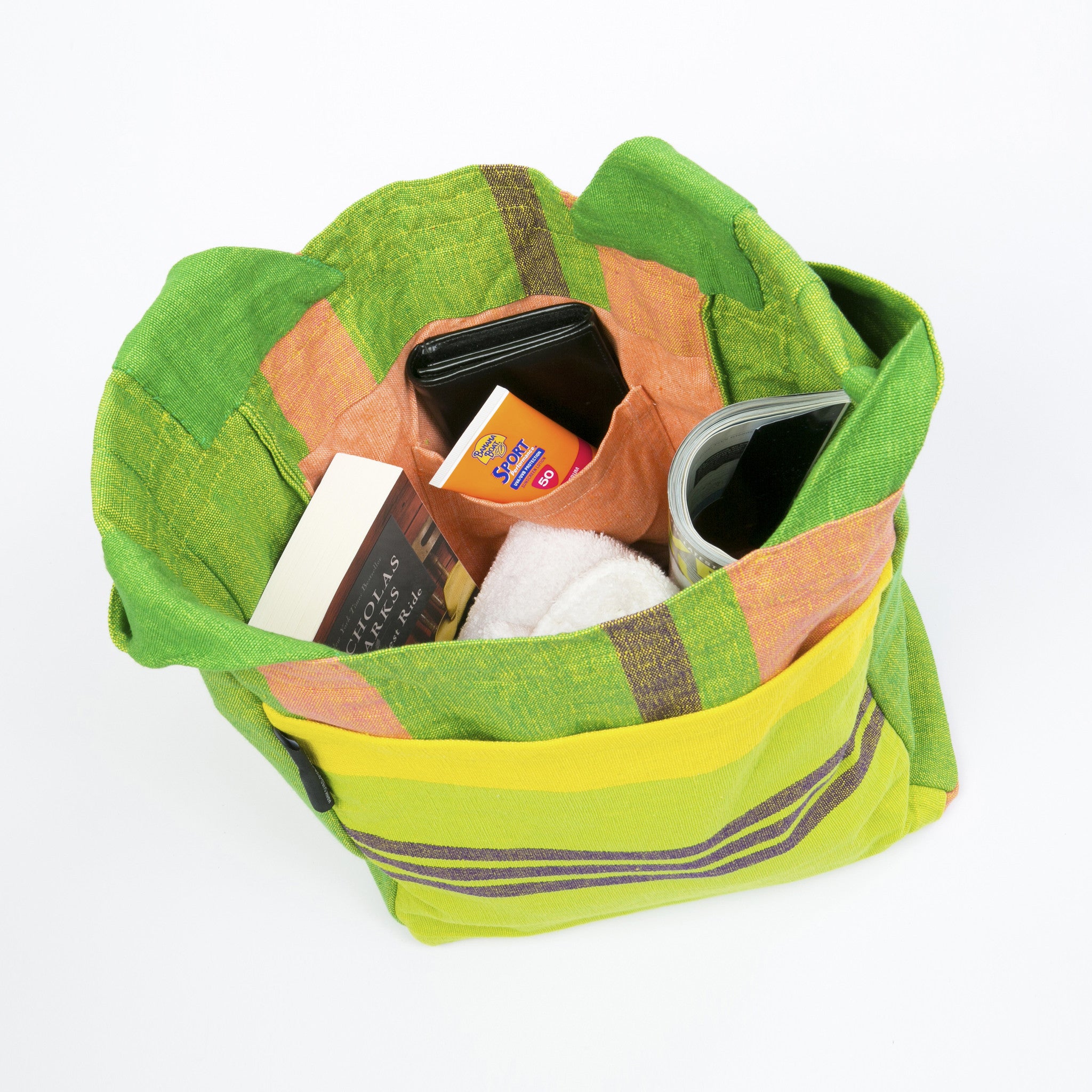 The Versatile Shoulder Bag - Inside view (sample fabric shown)