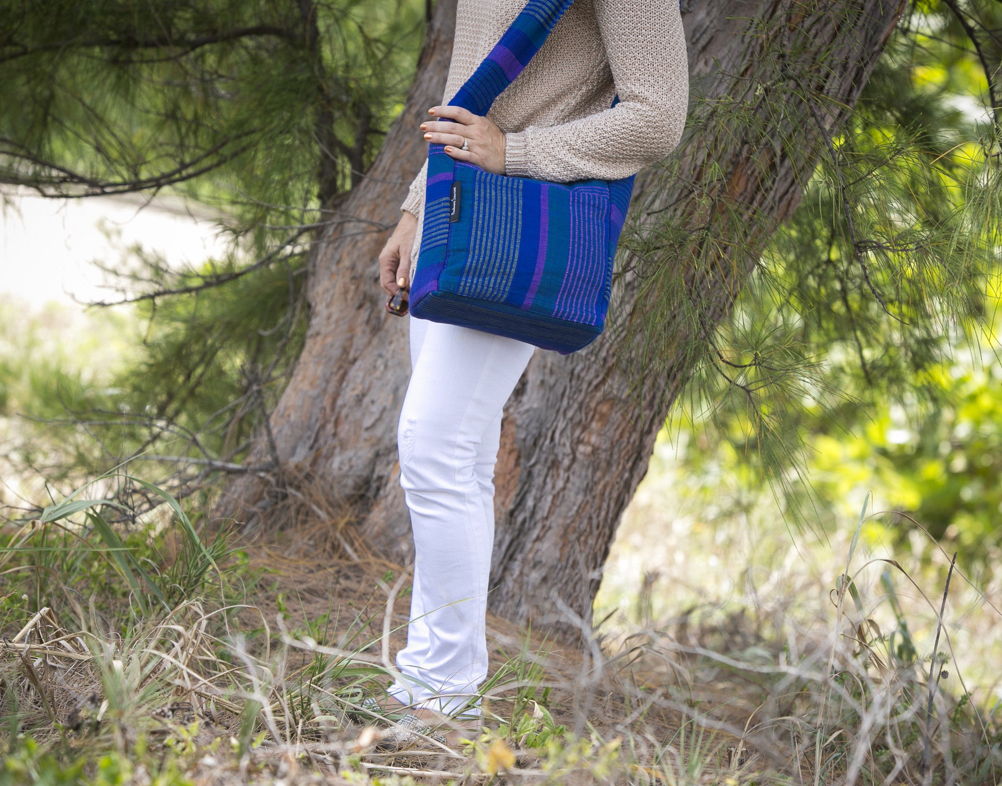 The Versatile Shoulder Bag - Great to carry as a handbag! (Dreamcatcher fabric shown in medium size)