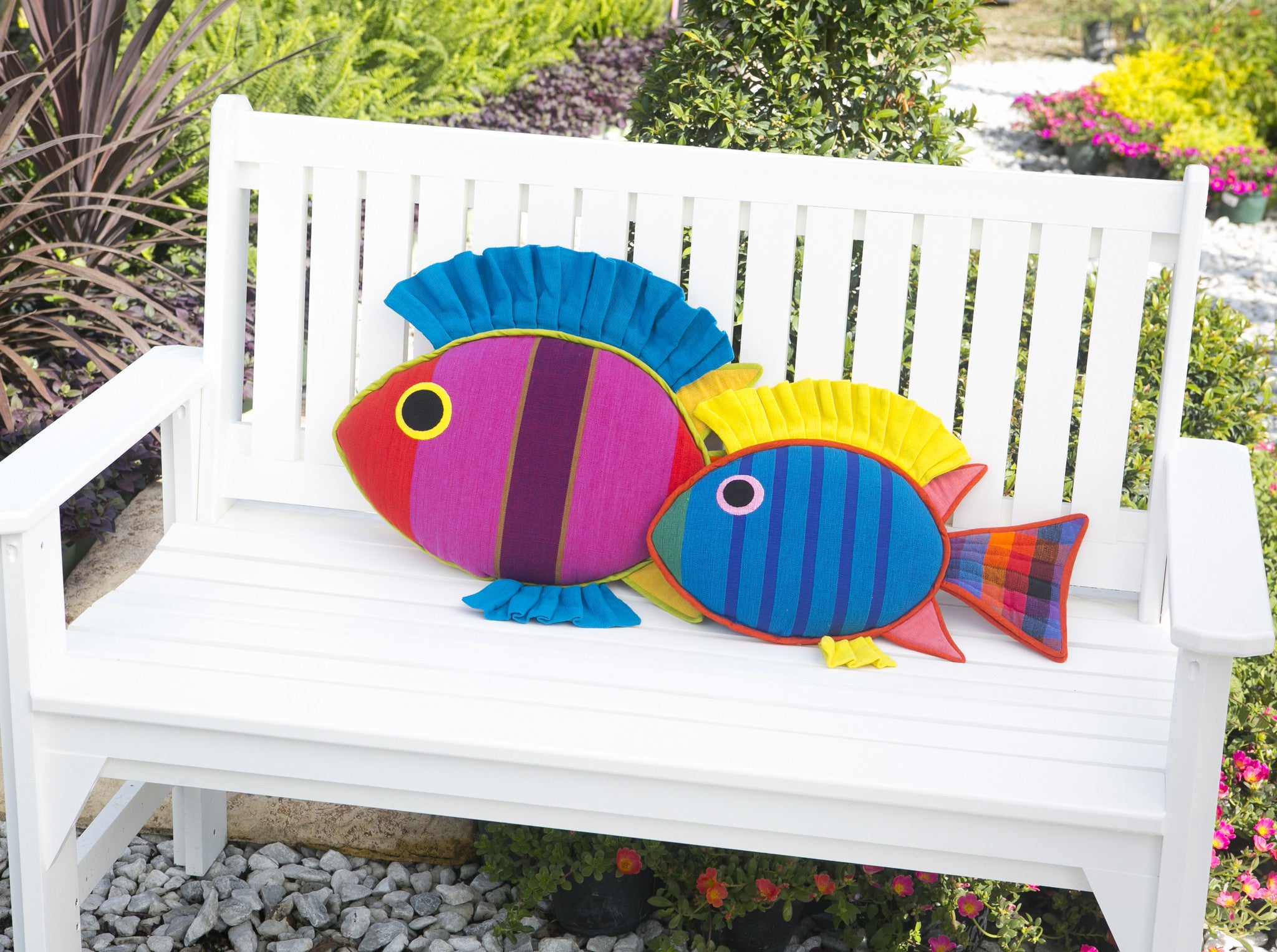 The Rabbit Fish – Adding the perfect punch of color! (Mindy shown in large size & Sammy in small size)