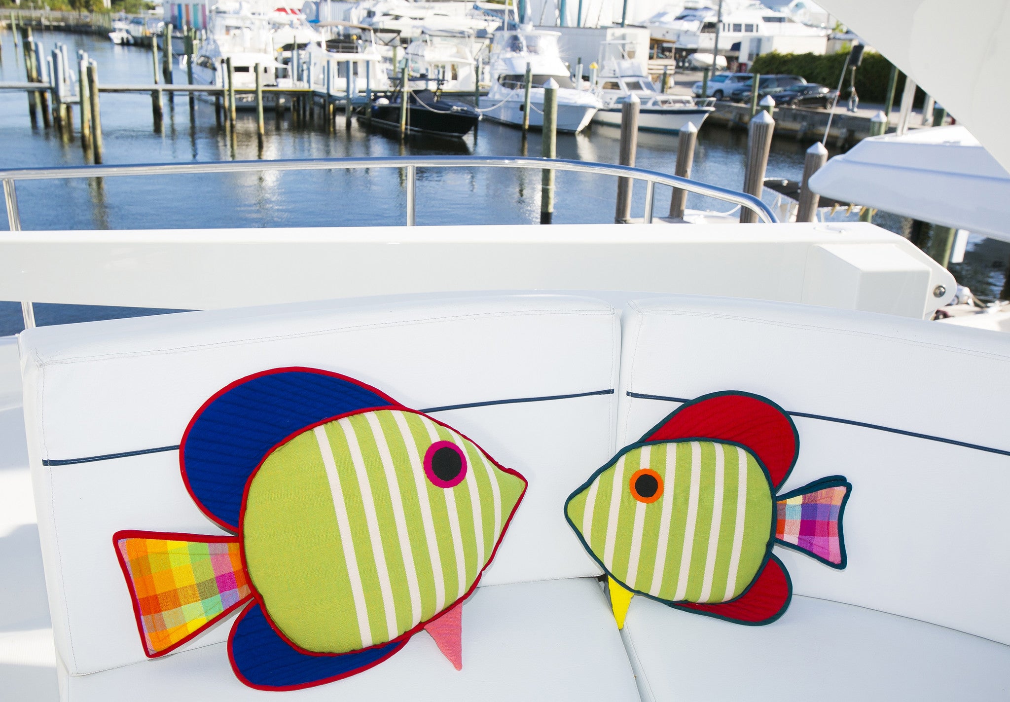 The Sail Fin Fish – Ready to set sail! (Julius shown in both sizes)