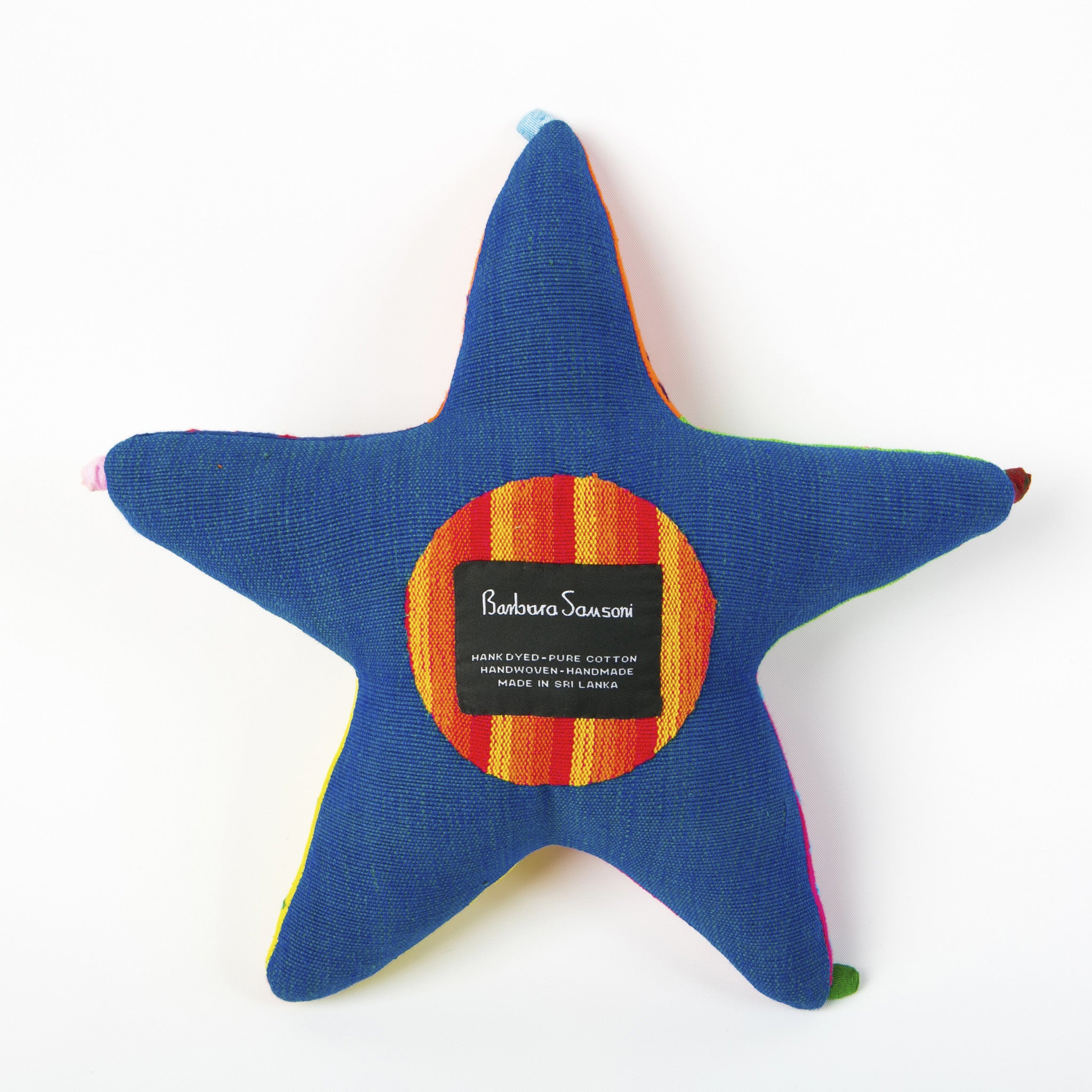 Sabrina, the Starfish (back view, royal blue color)