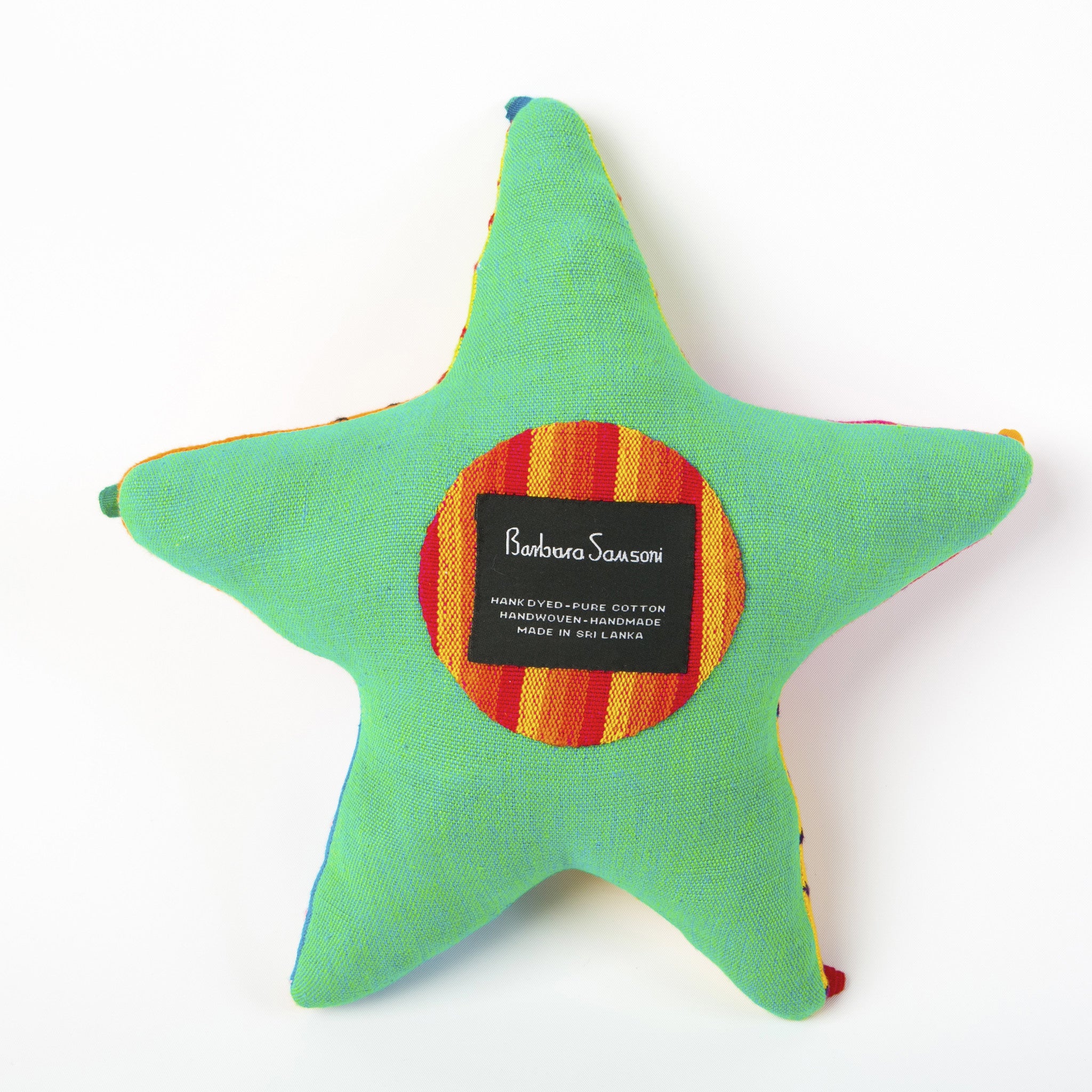Sabrina, the Starfish (back view, shamrock green color)