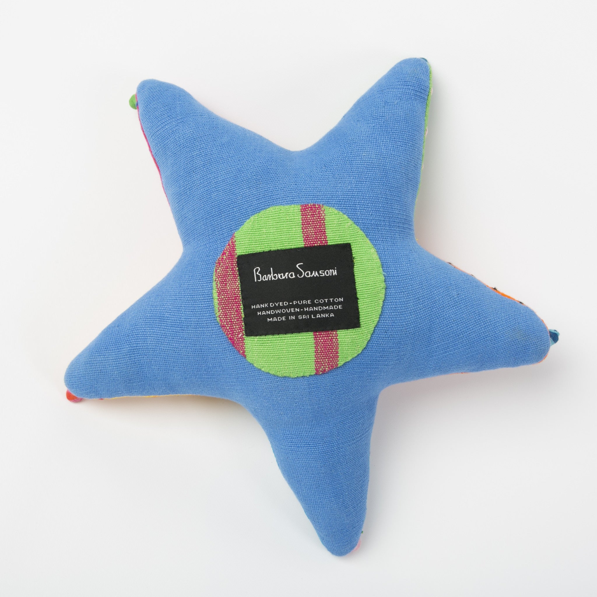 Sabrina, the Starfish (back view, dusty blue color)