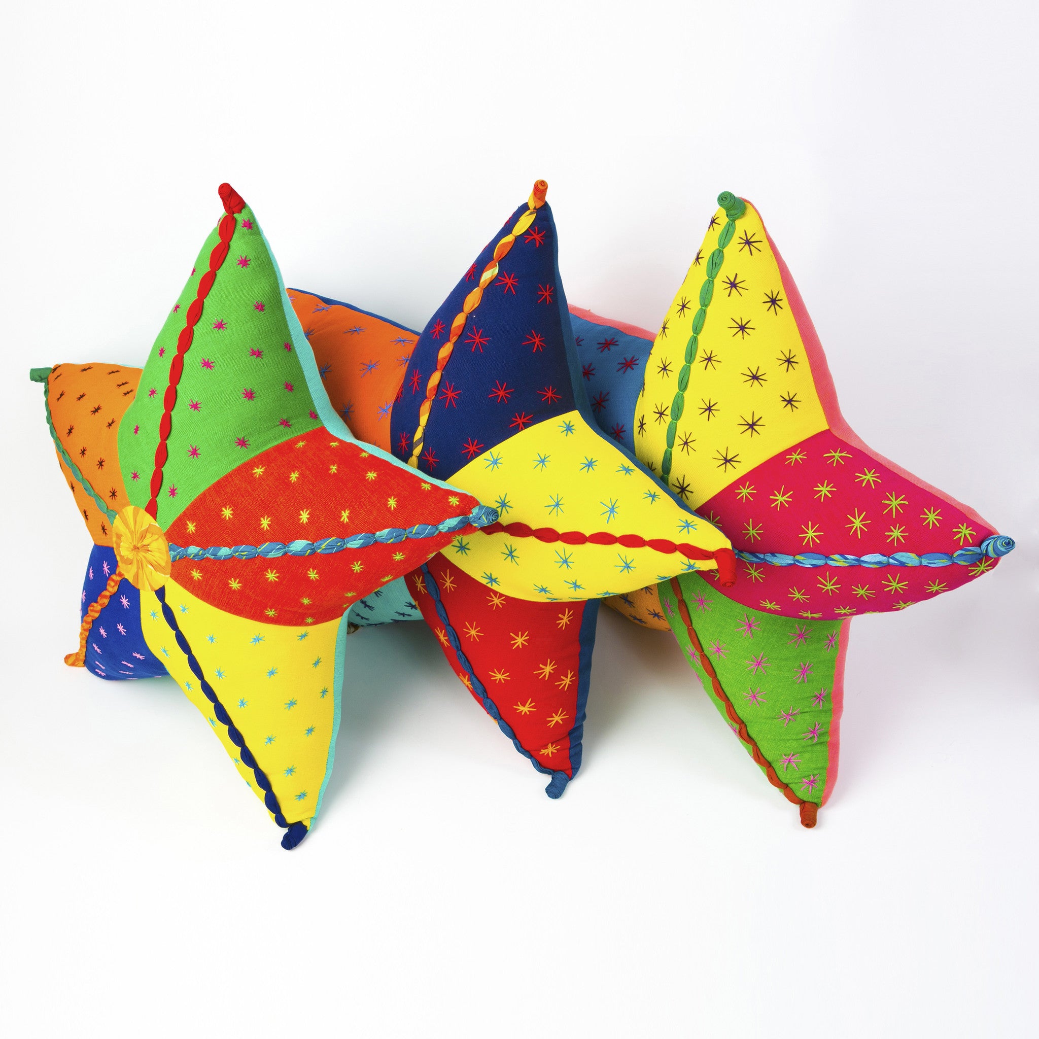 Stella, the Starfish (front view, group of 3, sample backs)
