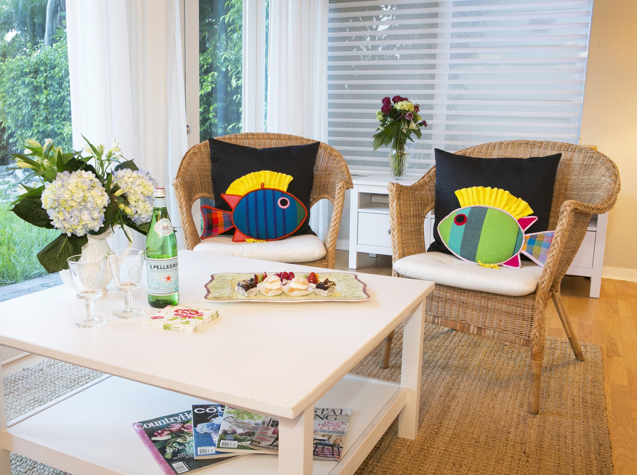 Perfect pillows to add color to your home! (Sammy & Reagan shown in small size)