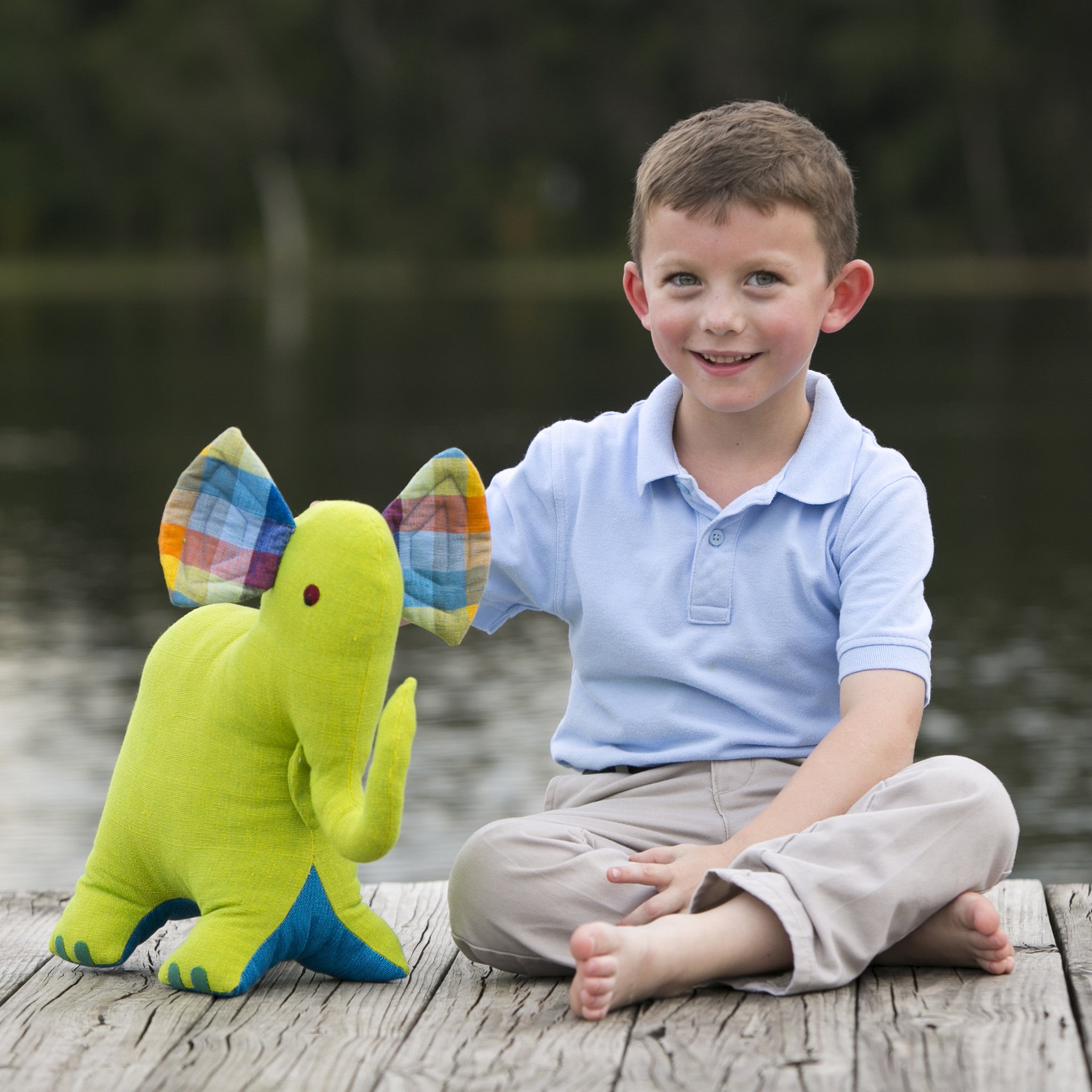 These elephants will bring endless smiles! (Evan, large size shown)