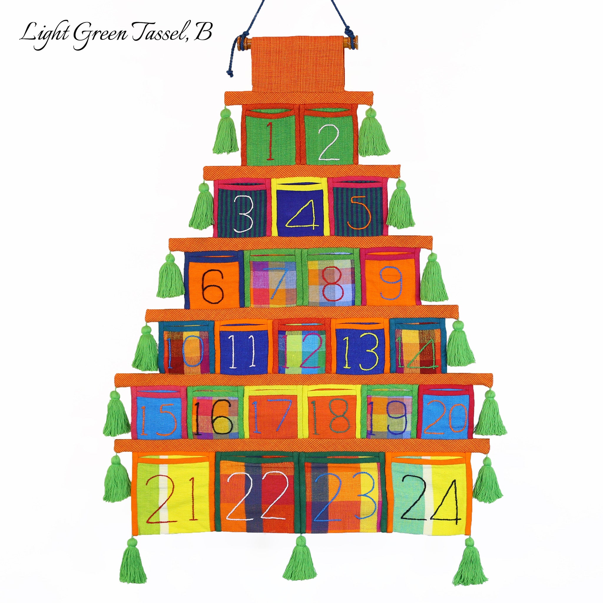 Advent Calendar, Orange Trim