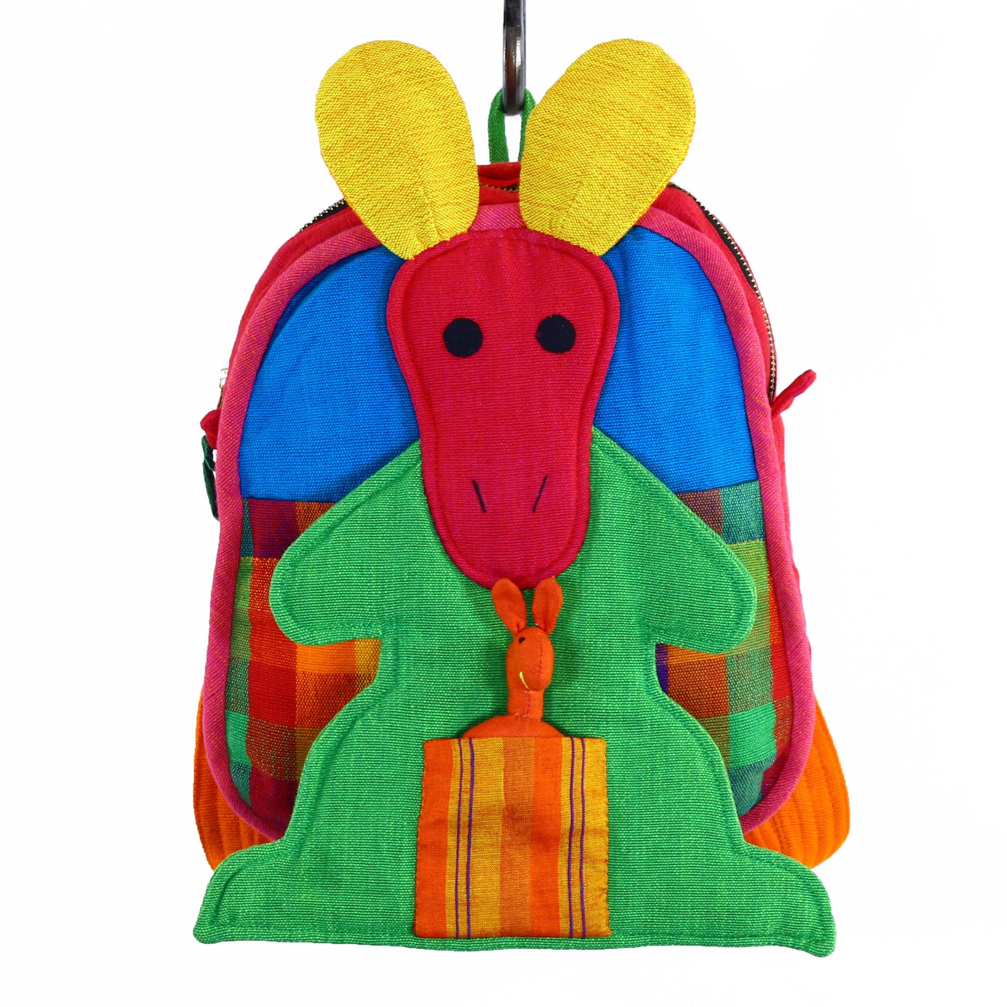 Kangaroo Backpack – Carousel fabric