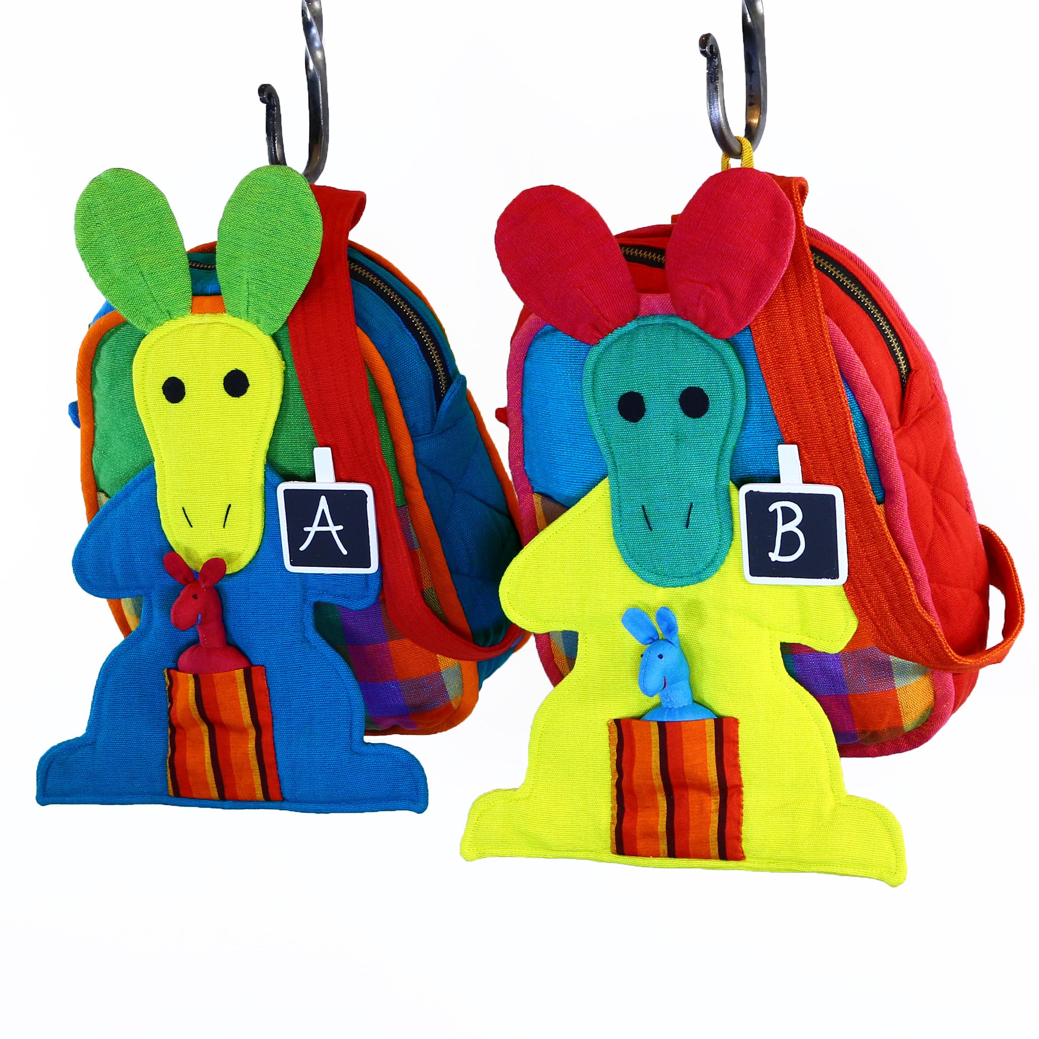 Kangaroo Backpack – Carousel fabric patterns