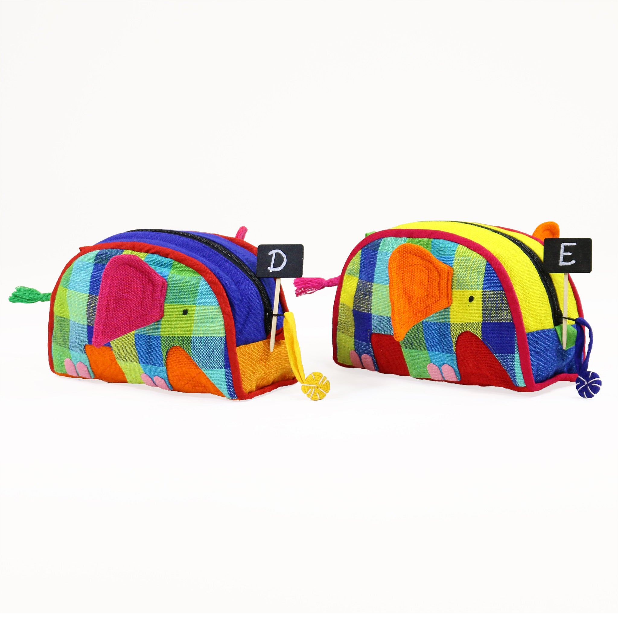 Elephant Zip Pouch – Grasshopper fabric patterns