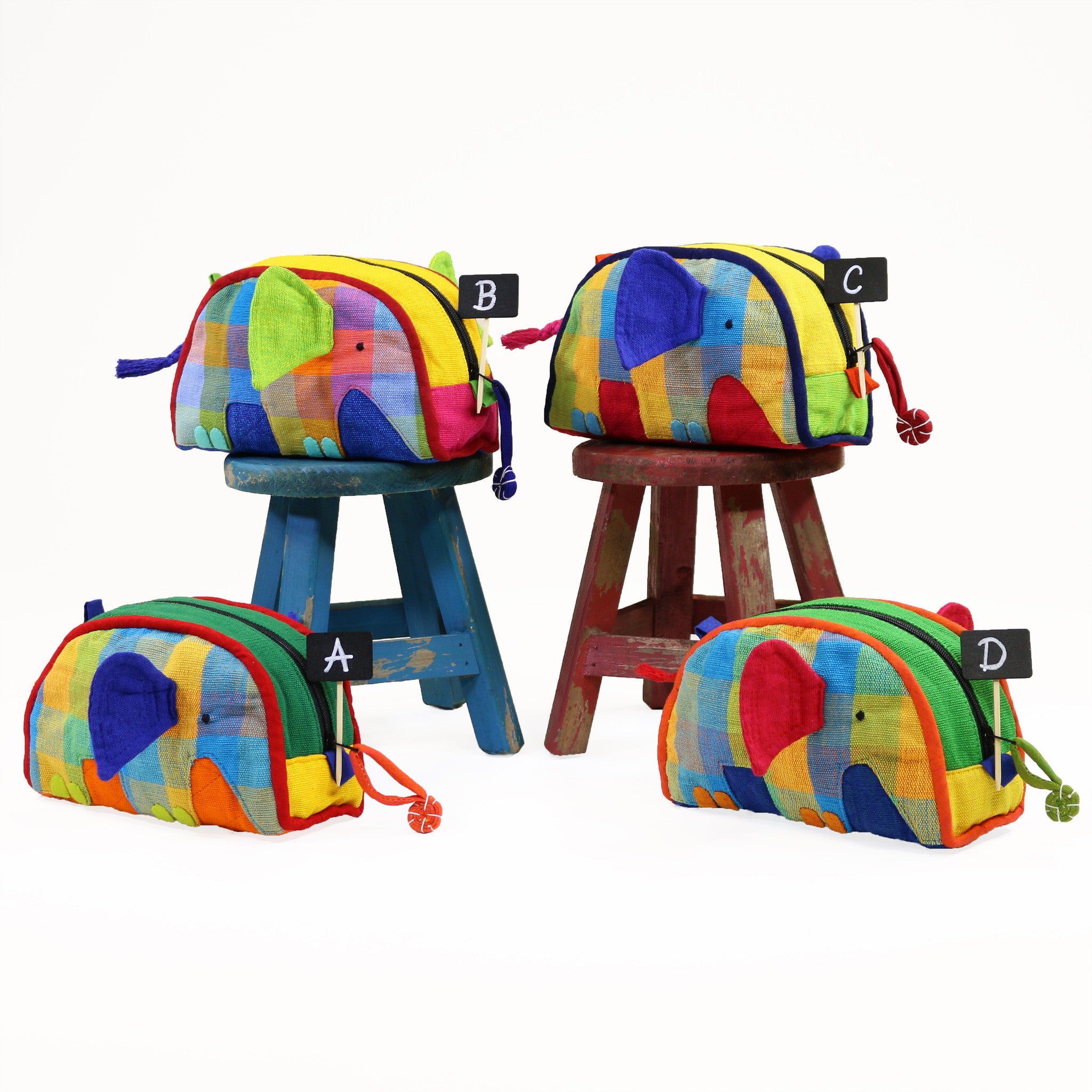 Elephant Zip Pouch – all Lily Pad fabric patterns