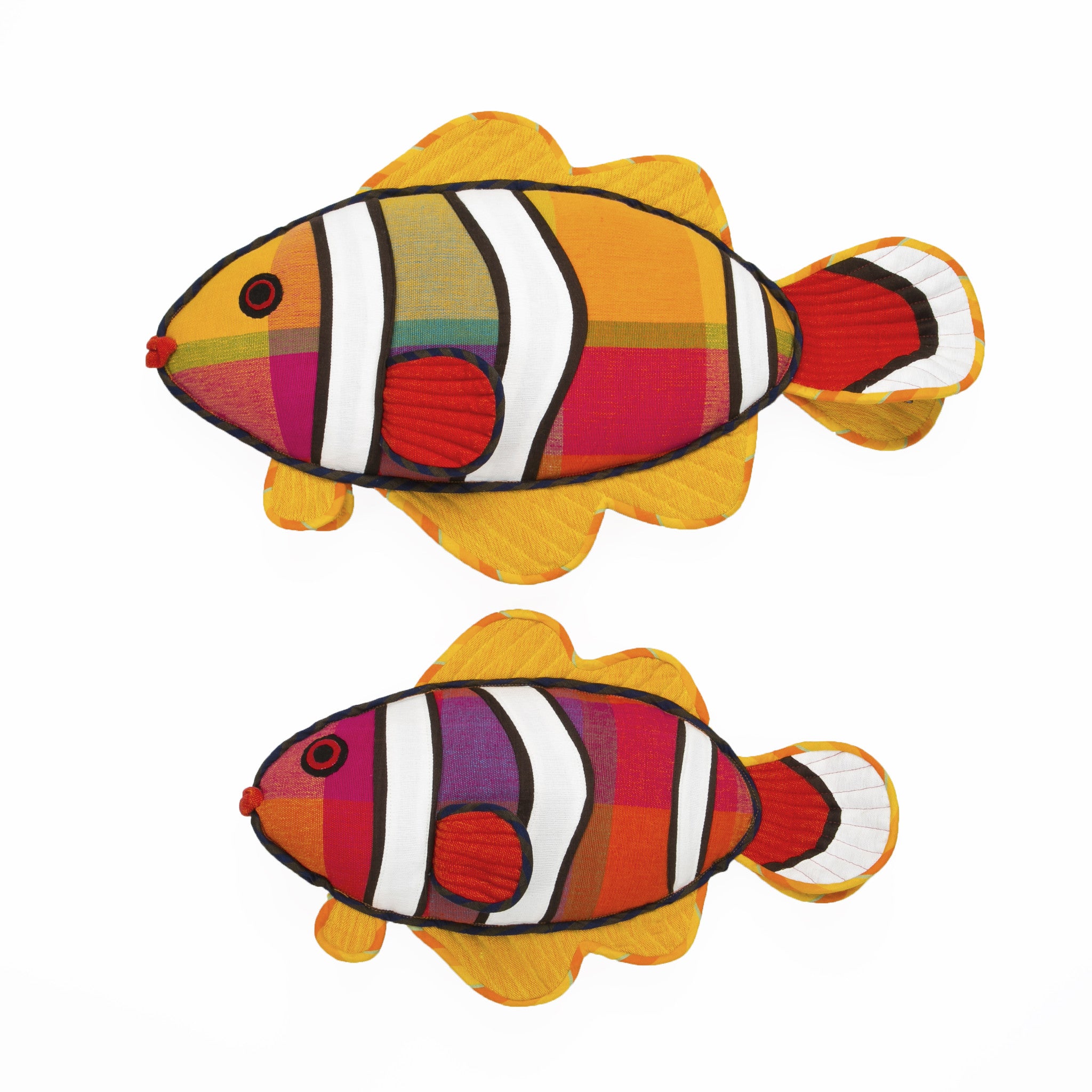 Fish Pillow - Lucy, the Clown Fish Pillow by Barefoot