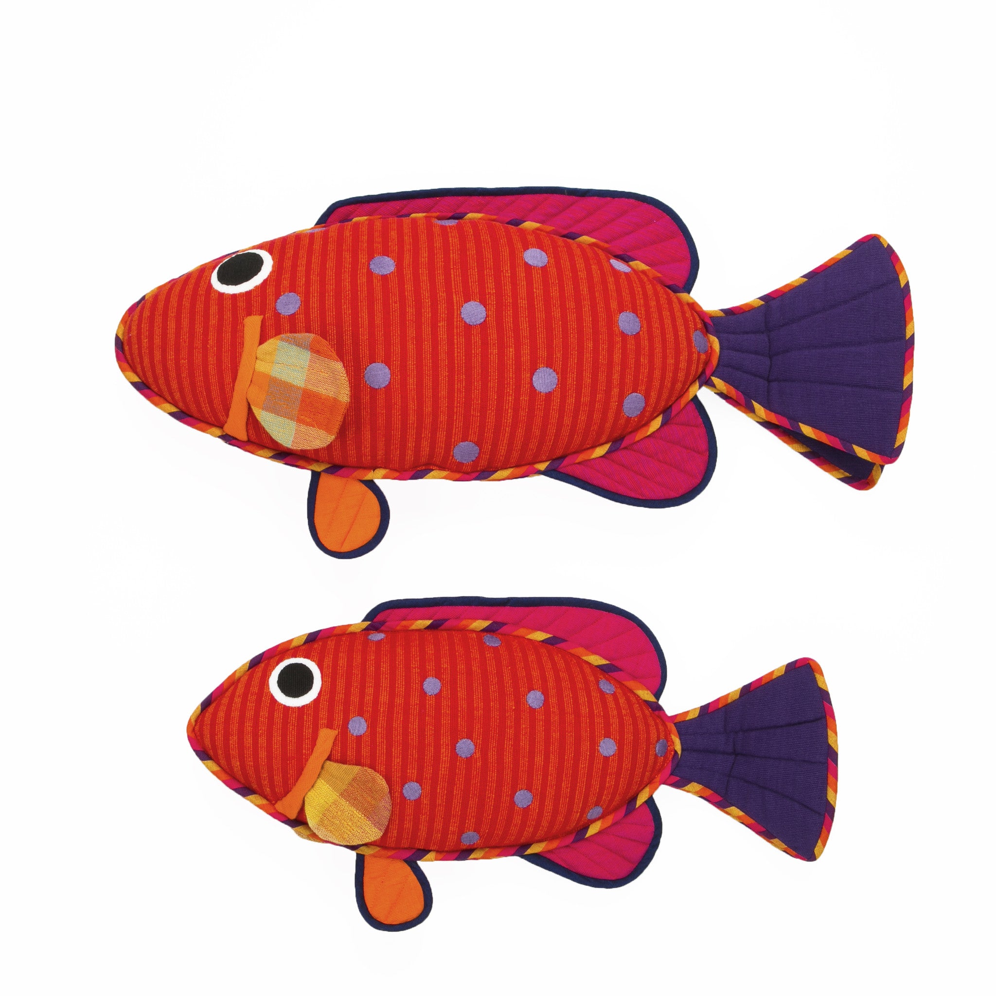 Fish Pillow - Emma, the Vermillion Rock Cod Fish Pillow by Barefoot