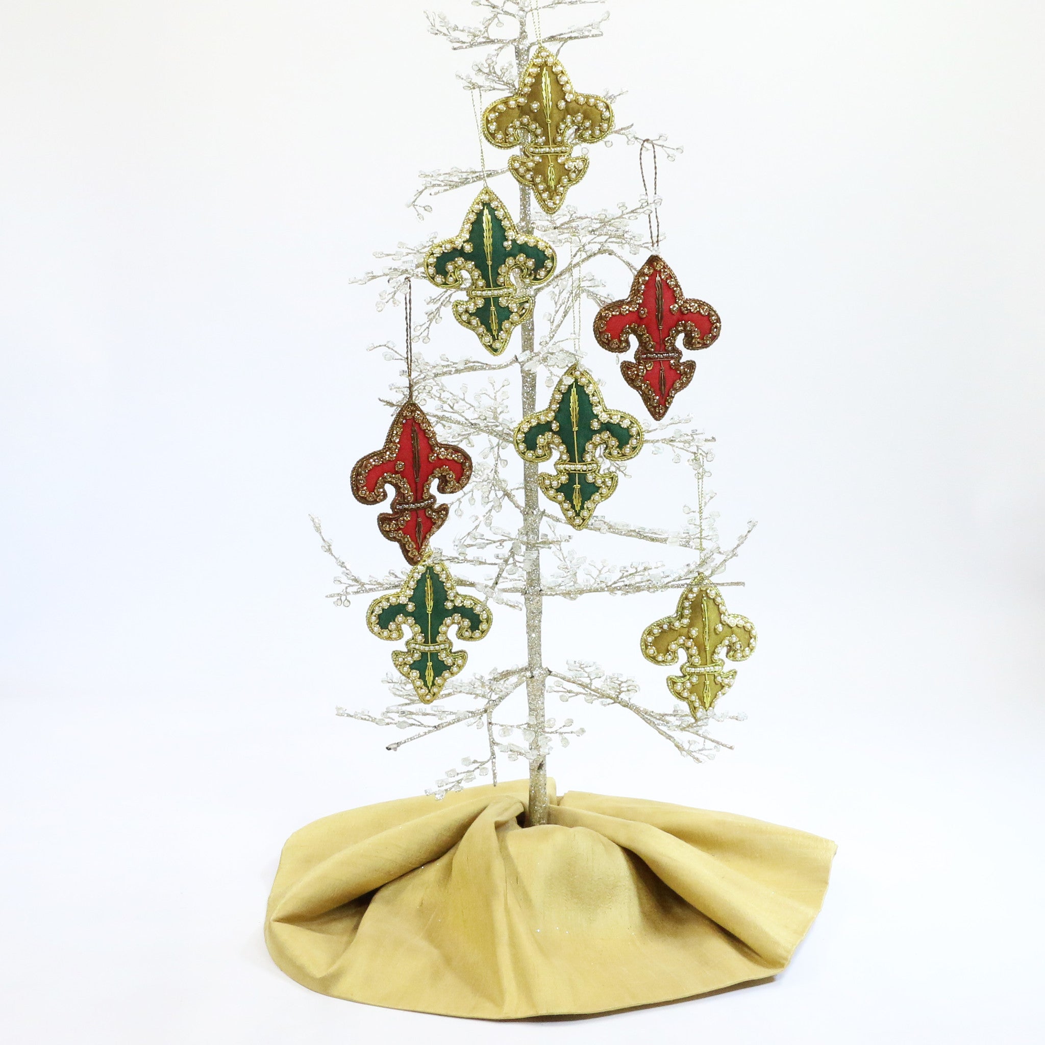 Hand beaded christmas shop ornaments