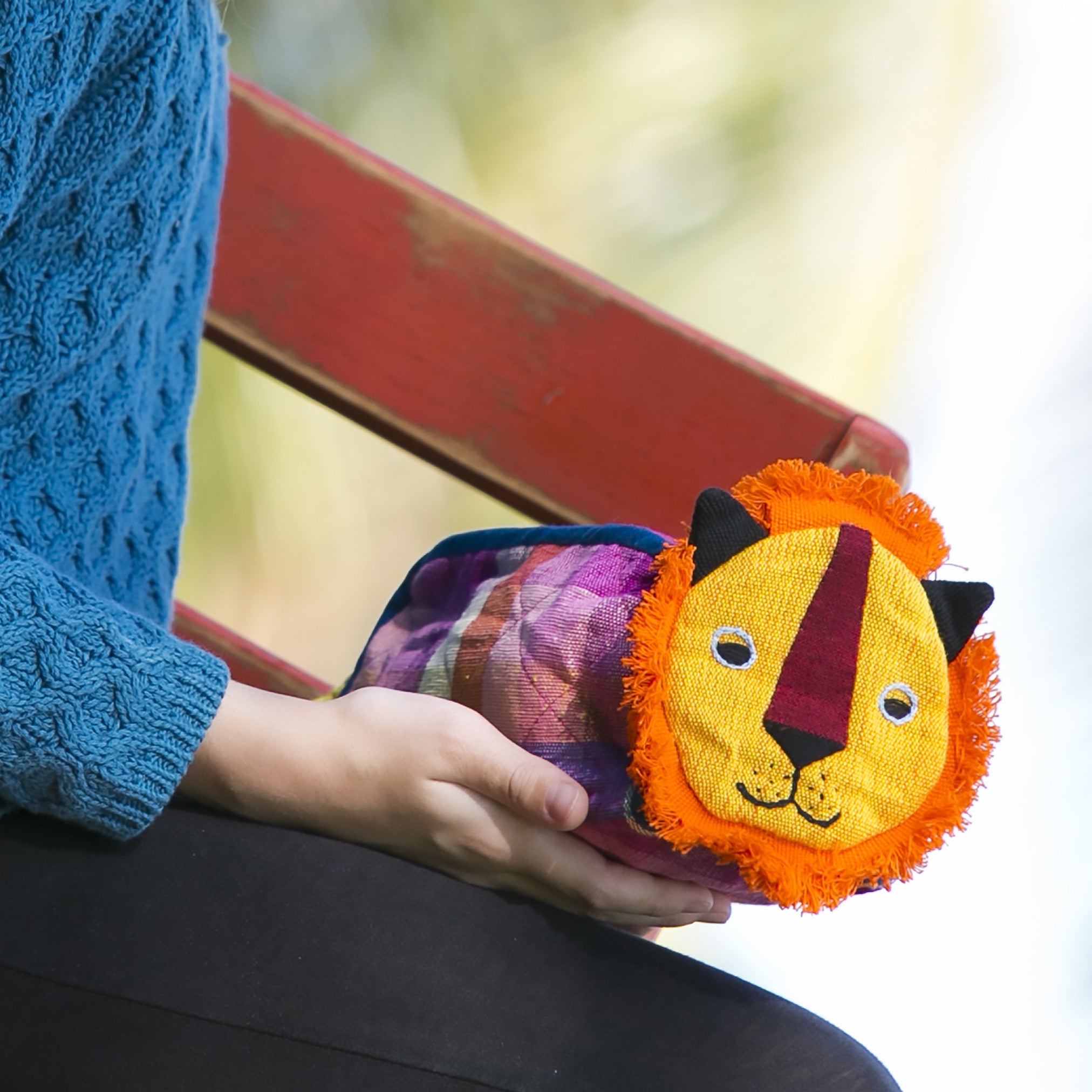 Lion Zip Pouch – handmade, fair trade, and lots of fun!