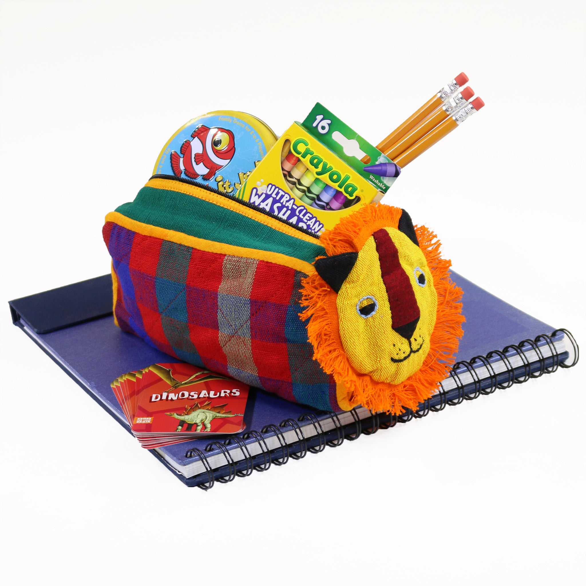 Lion Zip Pouch – perfect pouch for school supplies!