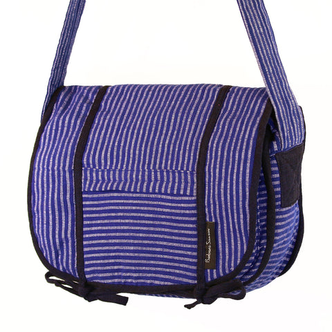 Handwoven Messenger Bag by Barefoot tagged 