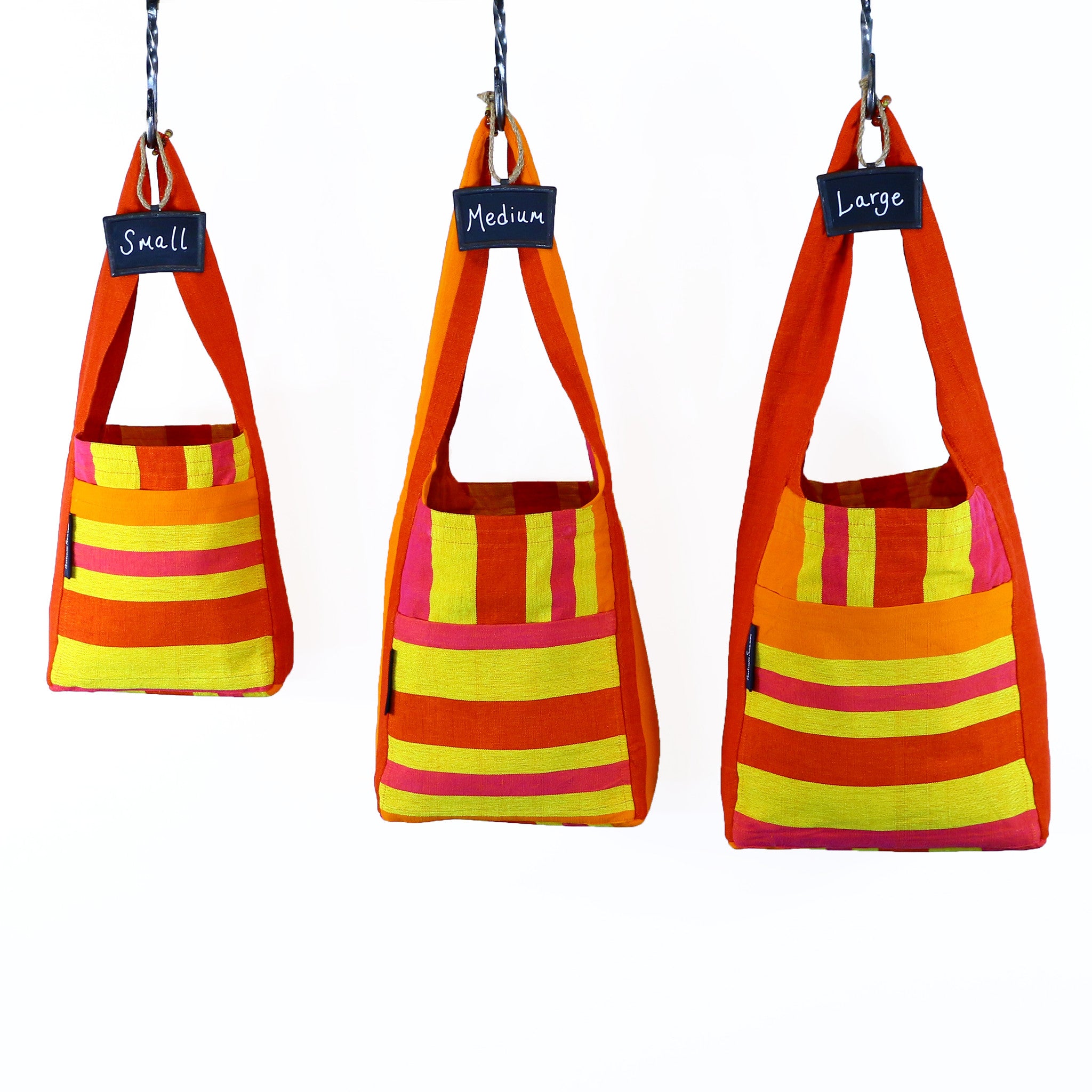 The Versatile Shoulder Bag – Horizon fabric shown (small, medium, & large sizes)