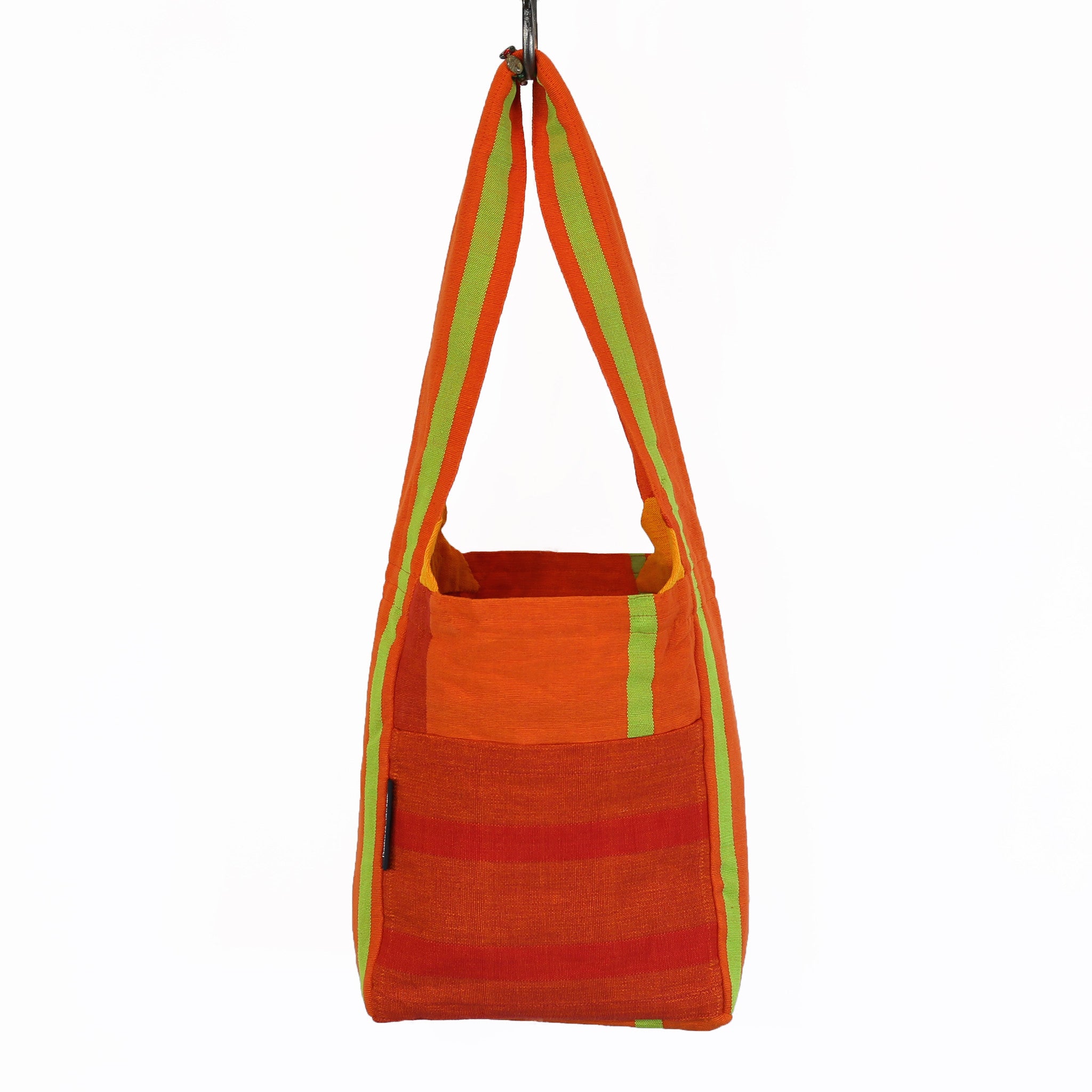 The Versatile Shoulder Bag – Poppy fabric shown (medium size)