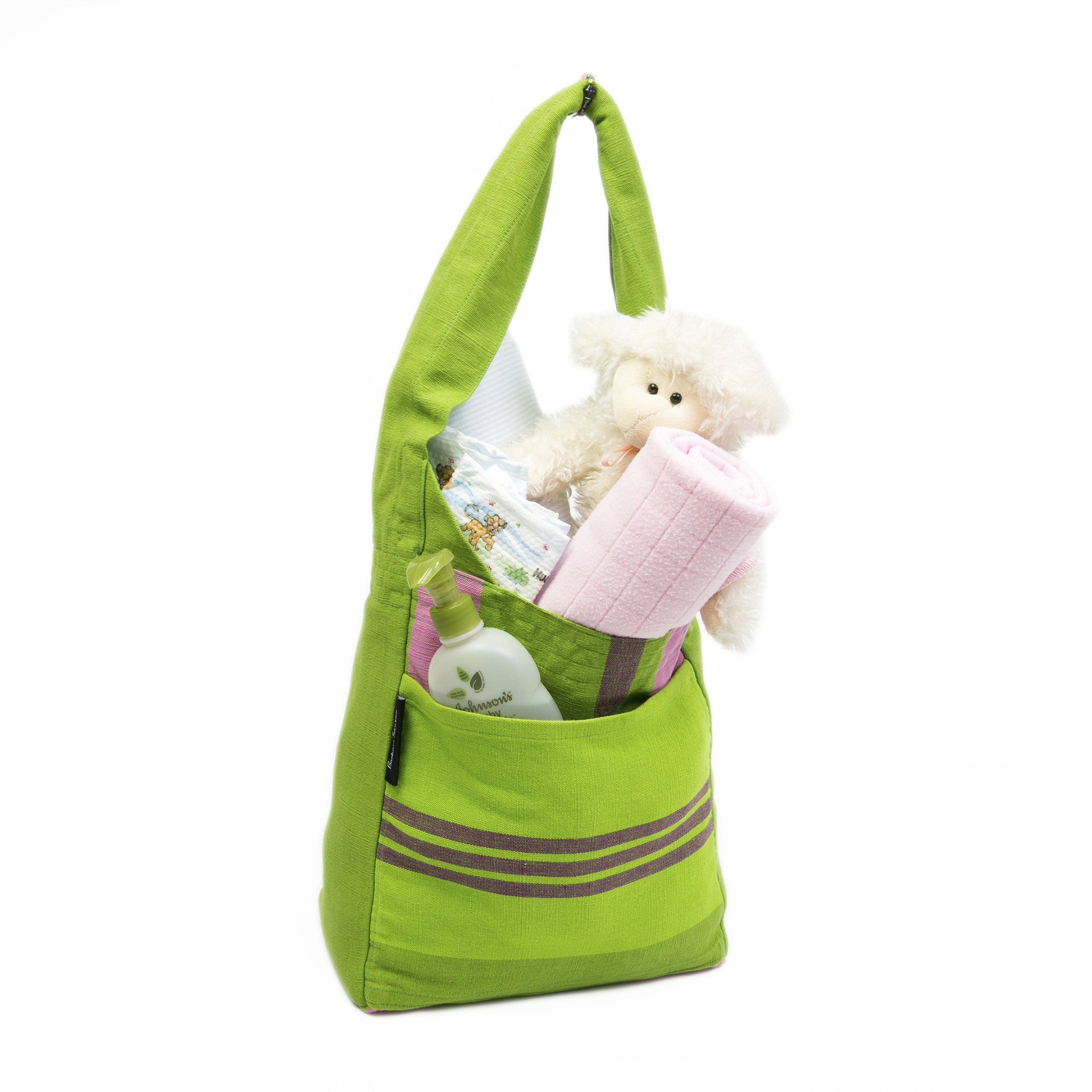 The Versatile Shoulder Bag - Great to use as a diaper bag! (Parrot fabric shown in large size) 